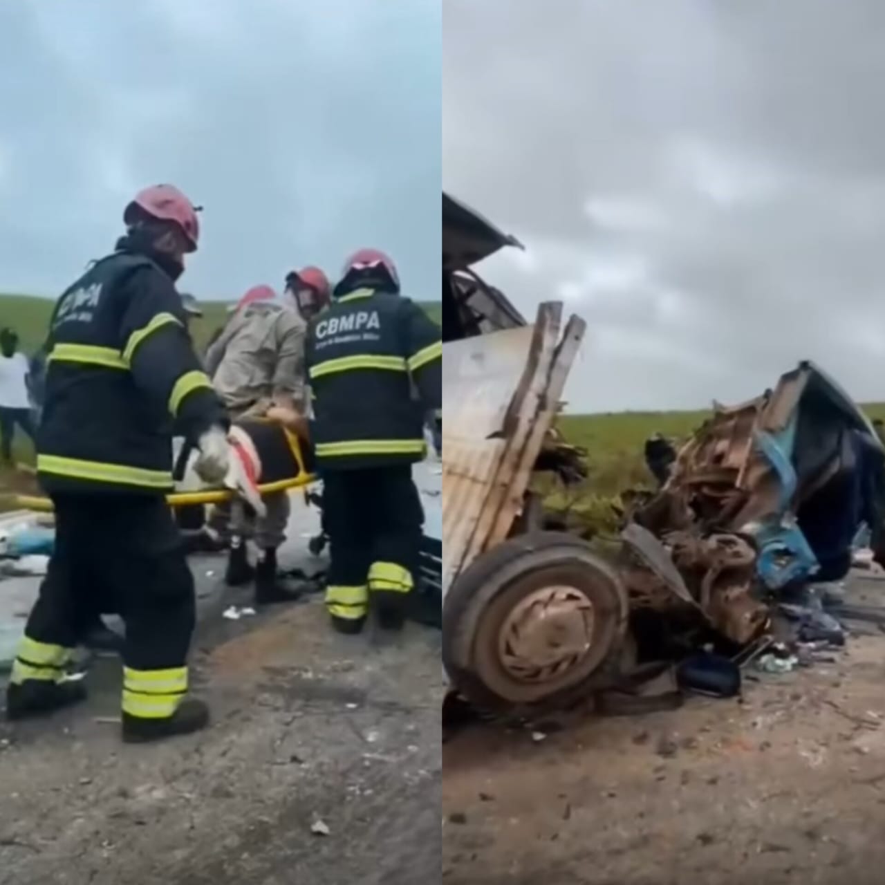 Um grave acidente foi registrado na manhã desta segunda-feira (10) na BR-155, nas proximidades da Vila Sororó, entre Eldorado dos Carajás e Marabá