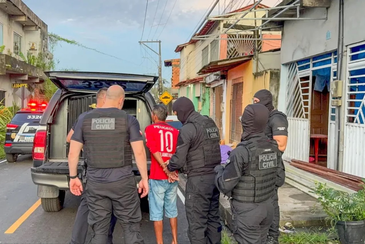 Operação da Polícia Civil do Pará prende quase 40 foragidos por crimes hediondos.