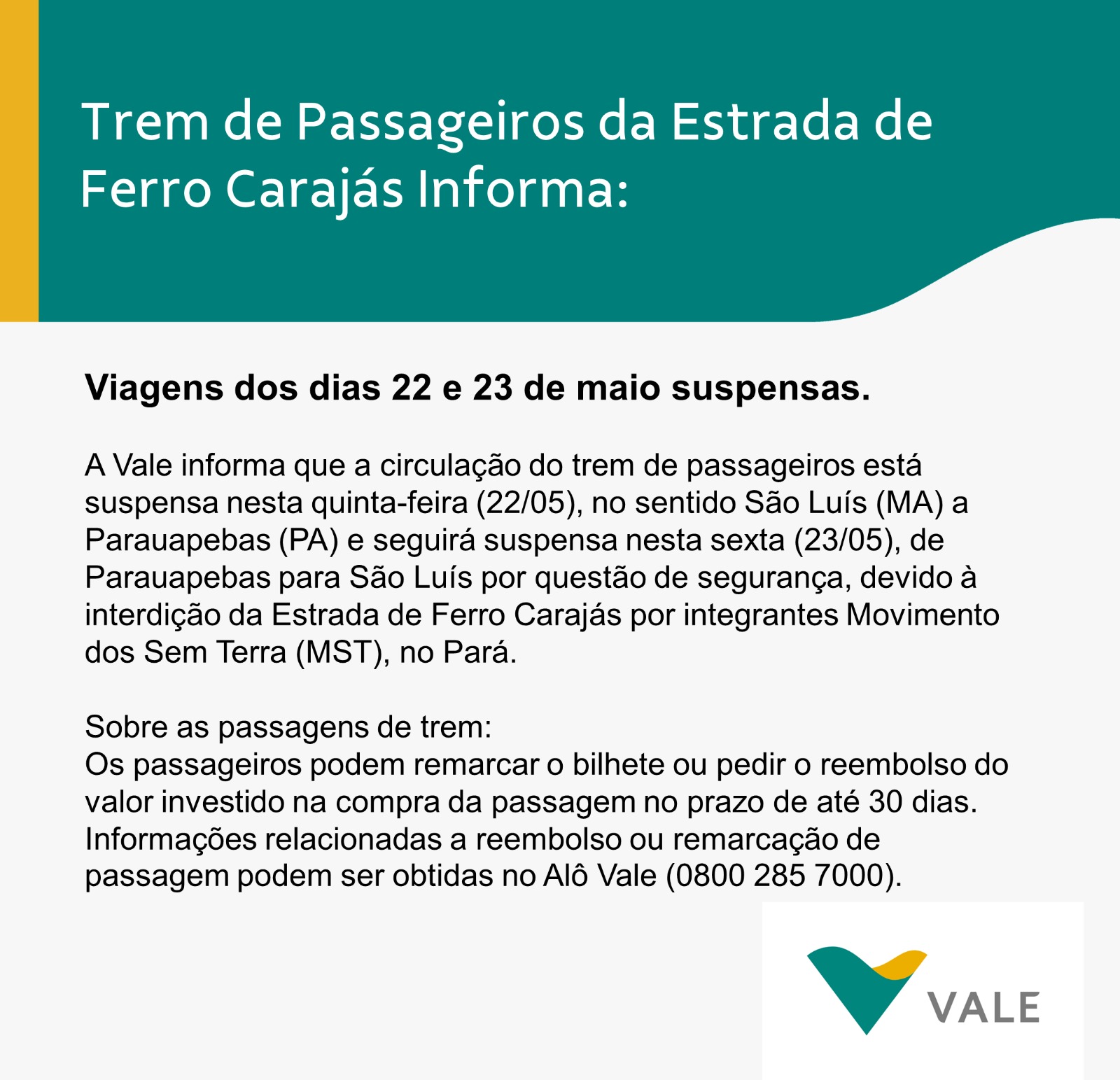 Em Parauapebas MST ocupa Estrada de Ferro Carajás