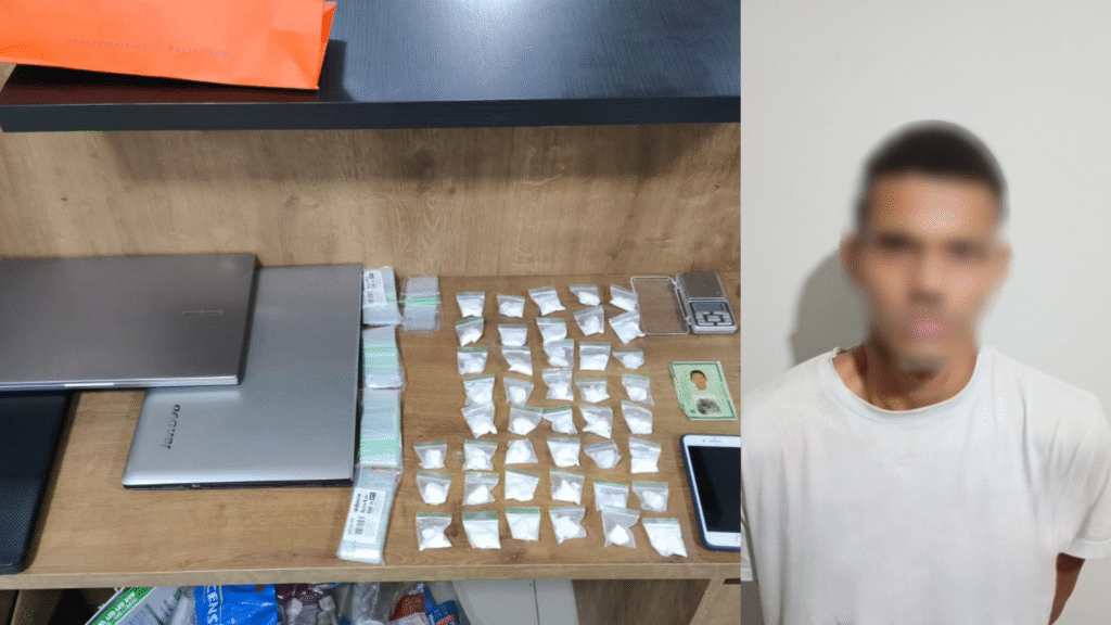 PM Prende Suspeito e Recupera Itens Furtados em Parauapebas.