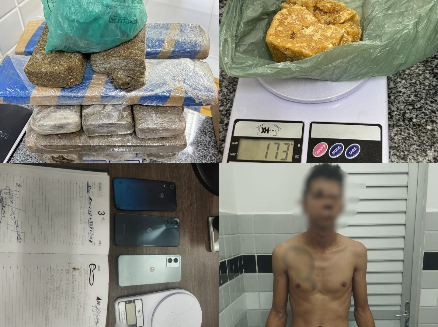 Polícia Militar Prende Homem por Tráfico de Drogas no Bairro Via Oeste, em Parauapebas