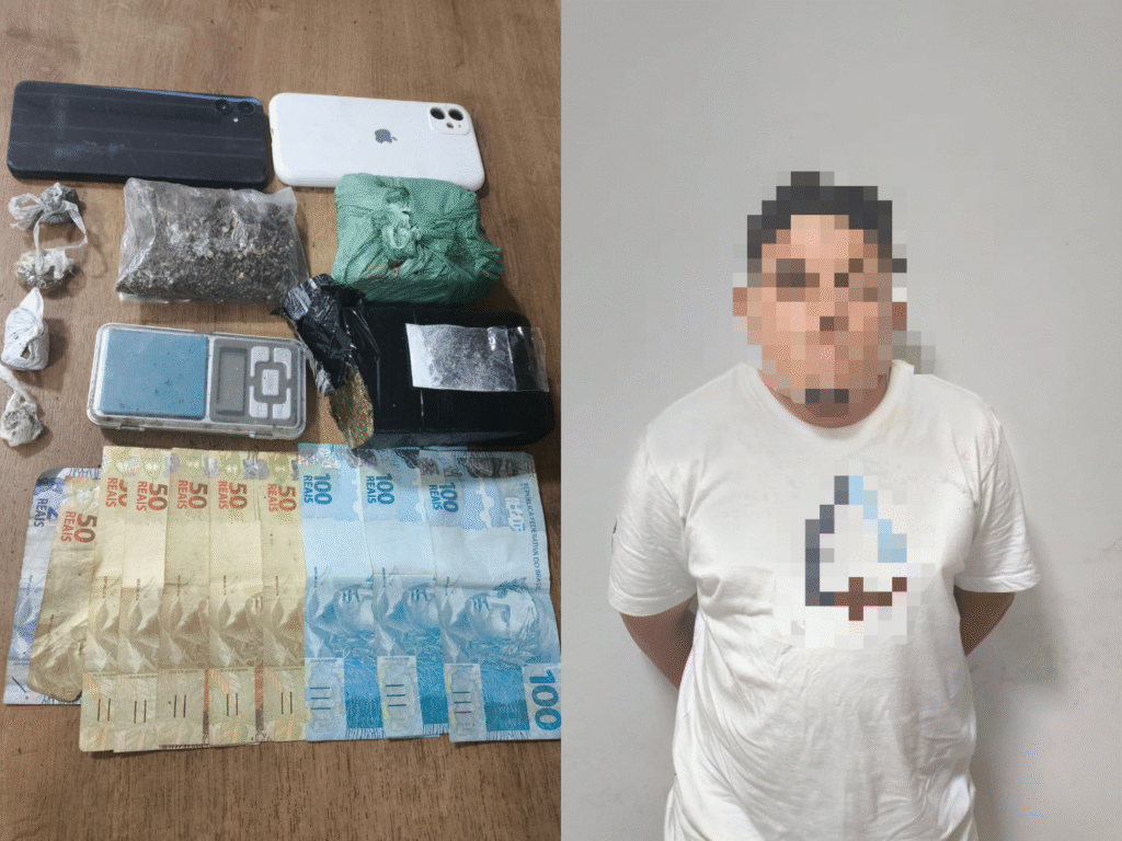 Suspeito é Detido por Tráfico de Drogas em Kitnet no Bairro Betânia, em Parauapebas