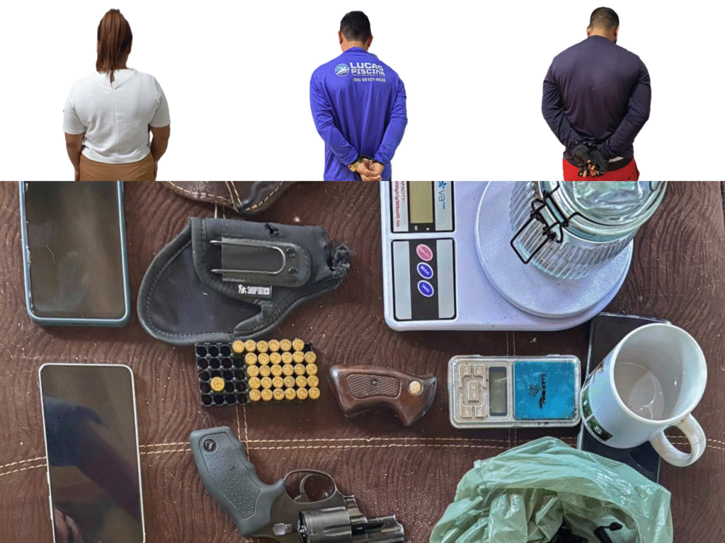 POLÍCIA CIVIL PRENDE TRÊS PESSOAS POR TRÁFICO DE DROGAS EM PARAUAPEBAS