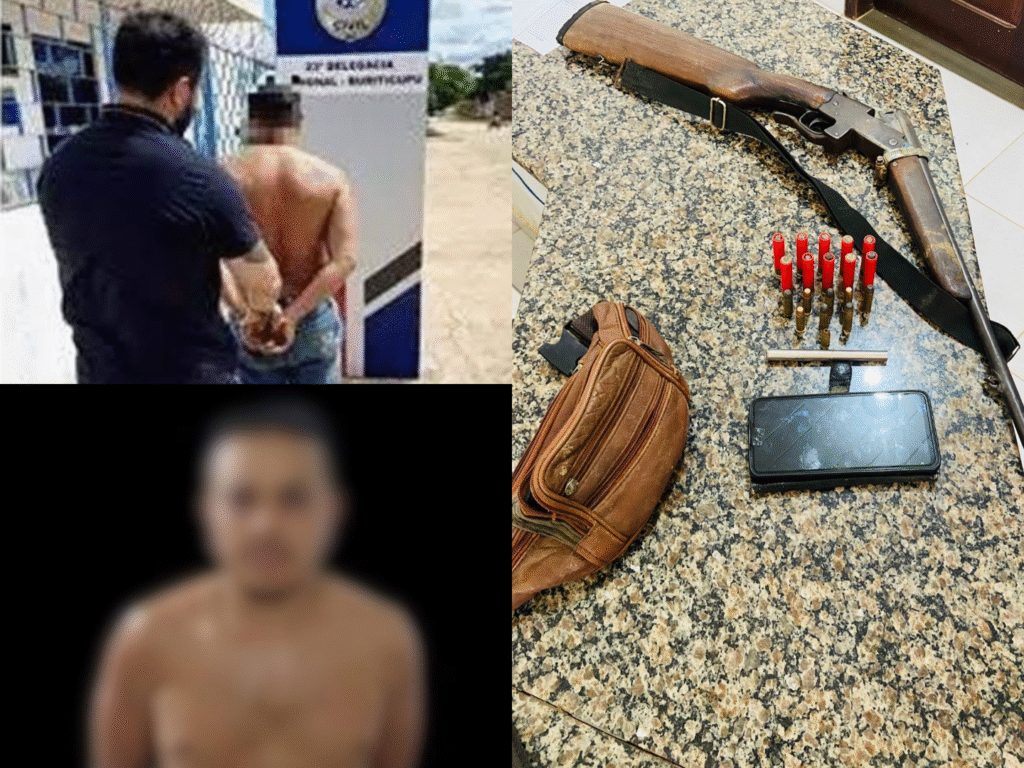 Polícia Prende Homem Suspeito de Homicídio em Bom Jardim (MA) e Apreende Armas e Munições