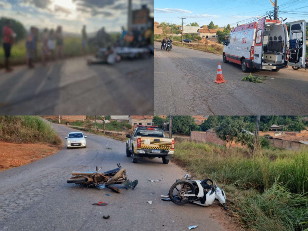 Acidente entre duas motocicletas mobiliza PM na VS10 em Parauapebas