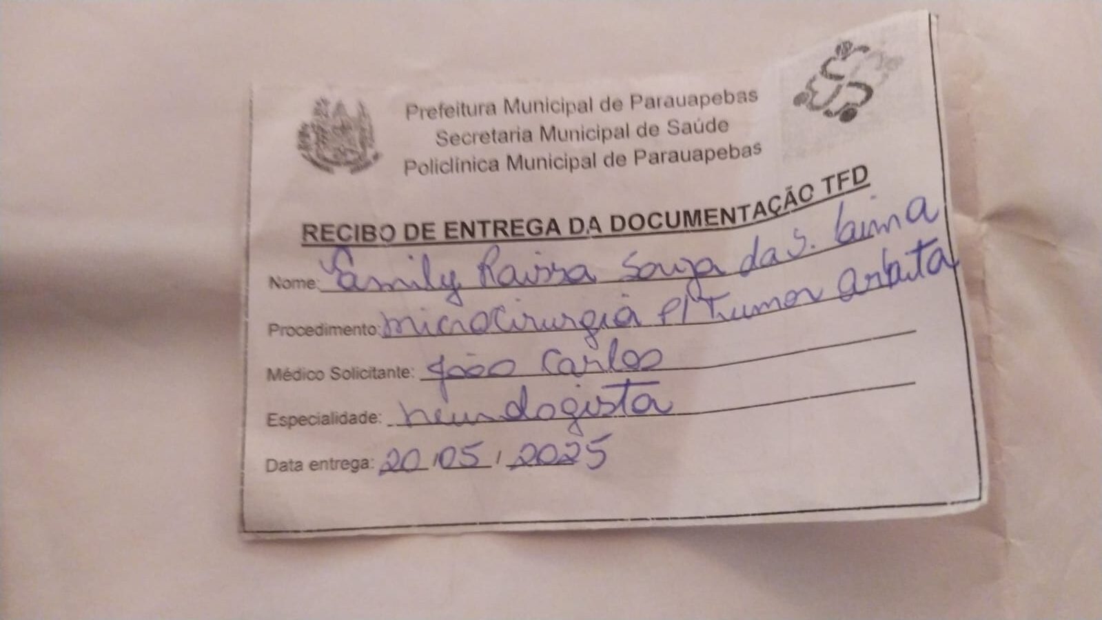 Burocracia no TFD põe em risco a saúde ocular de adolescente em Parauapebas
