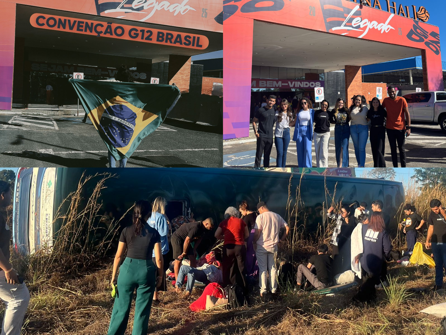 Ônibus com fiéis de igreja evangélica de Parauapebas tomba em rodovia no Maranhão