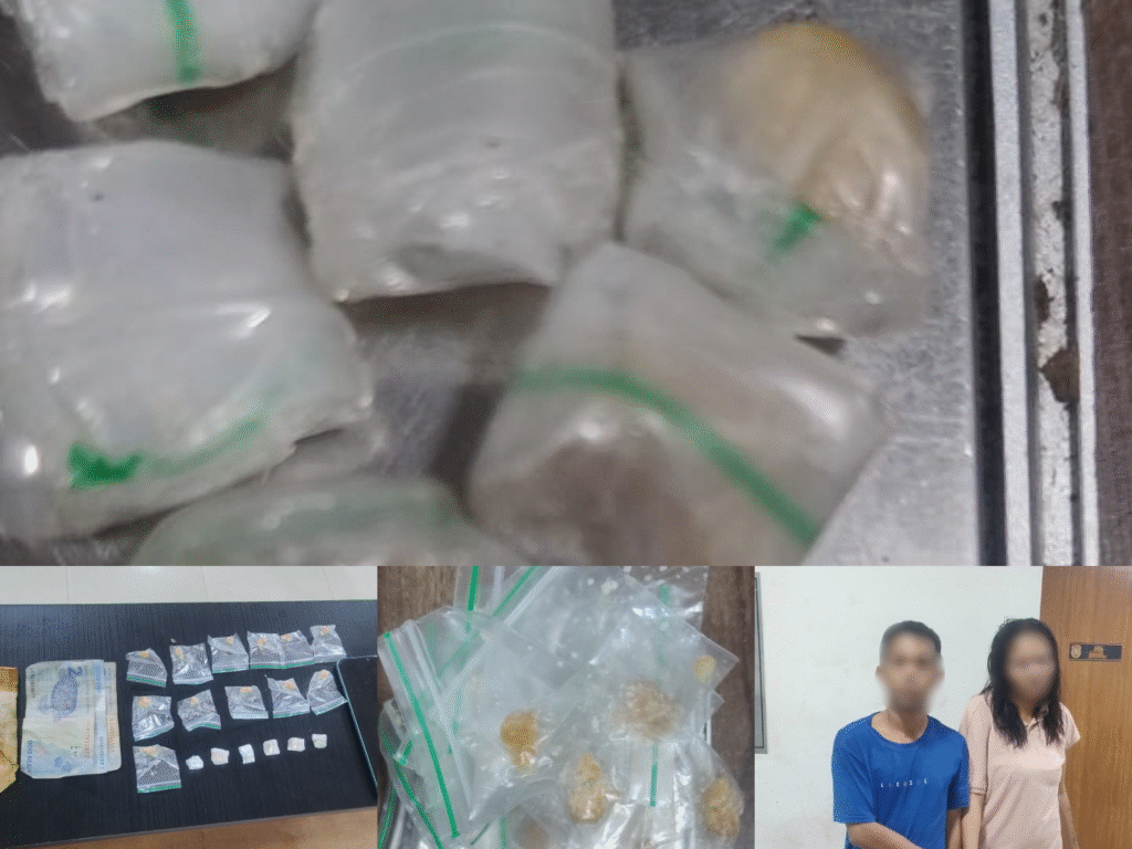 Polícia militar detêm casal por tráfico de drogas no bairro Rio Verde, em Parauapebas