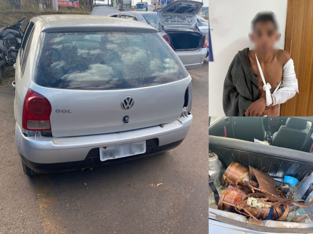 Polícia detém homem após população contê-lo por furto de fios de cobre em Parauapebas