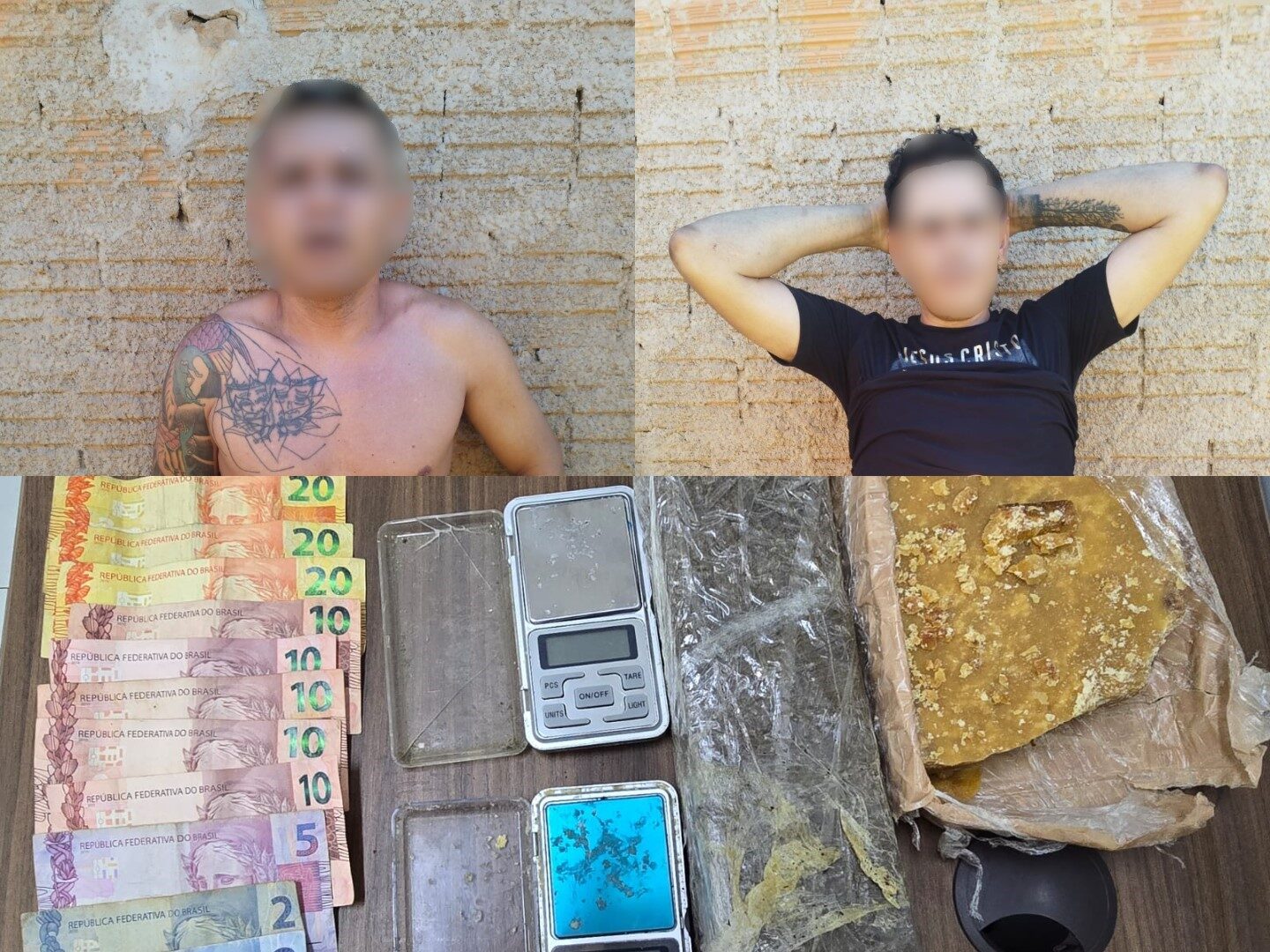 Polícia Militar desarticula ponto de tráfico de drogas e prende dois suspeitos no bairro Alvorada II, em Canaã dos Carajás