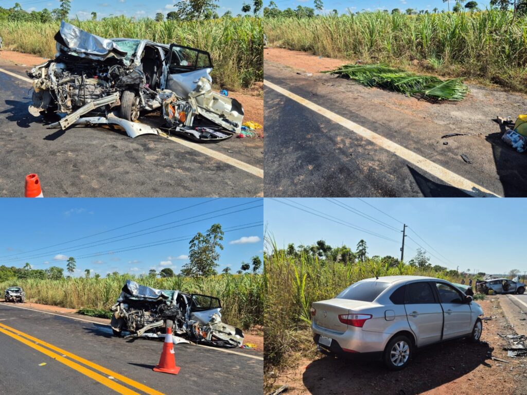 Grave acidente na BR-230 deixa cinco mortos e três crianças feridas em São João do Araguaia