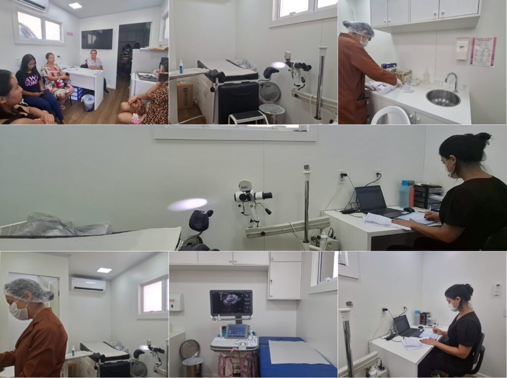 Carreta da Mulher mantém atendimentos no bairro dos Minérios após furto de cabos em Parauapebas