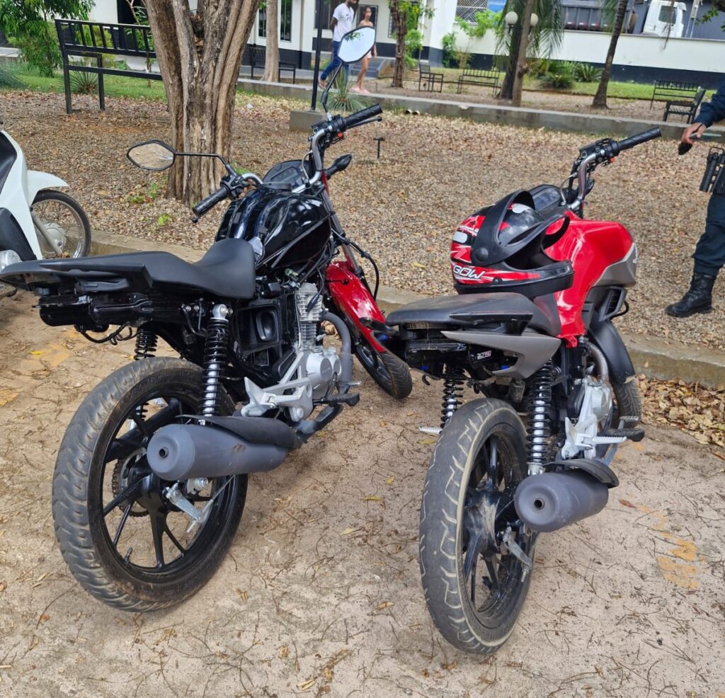 Polícia Militar localiza e recupera no bairro Cidade Jardim motocicleta furtada