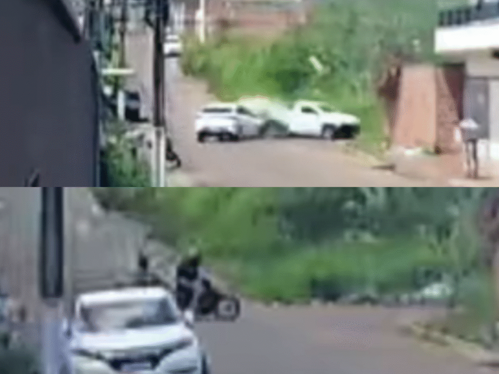 Dois acidentes são registrados no bairro Vale dos Carajás, em Parauapebas