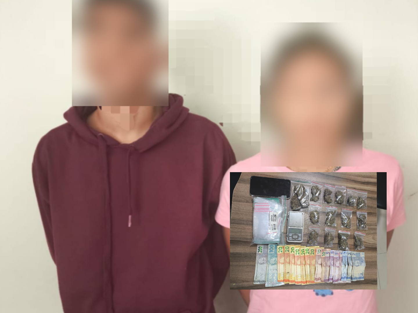 Polícia Militar apreende drogas e celulares em operação no bairro Nova Carajás, em Parauapebas