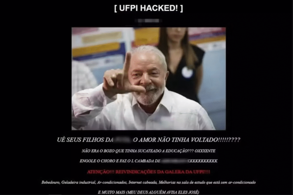PF investiga hacker que invadiu site da UFPI com foto de Lula; há suspeito de Parauapebas envolvido no caso