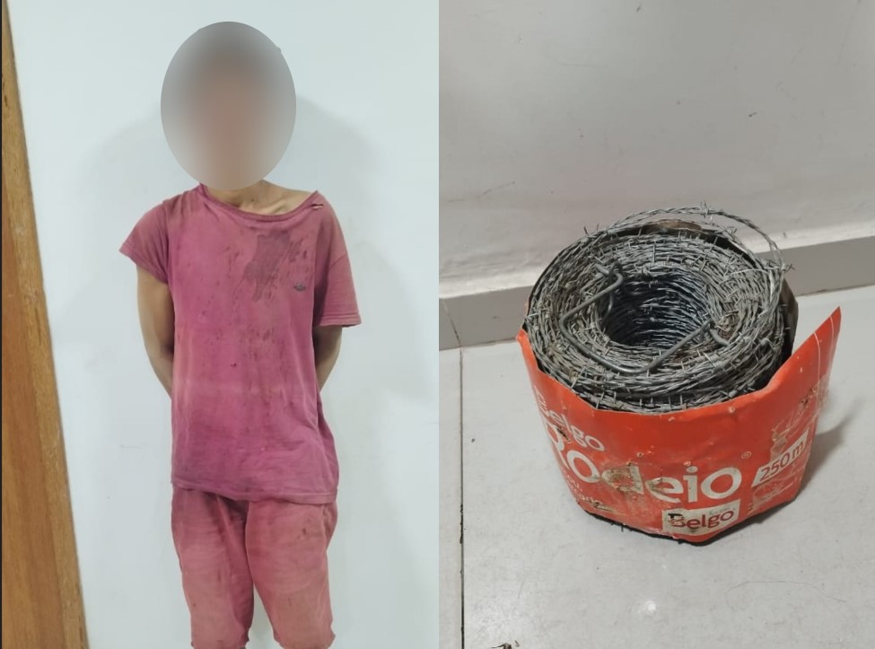 Polícia impede tentativa de linchamento após suspeito furtar rolo de arame farpado em Parauapebas