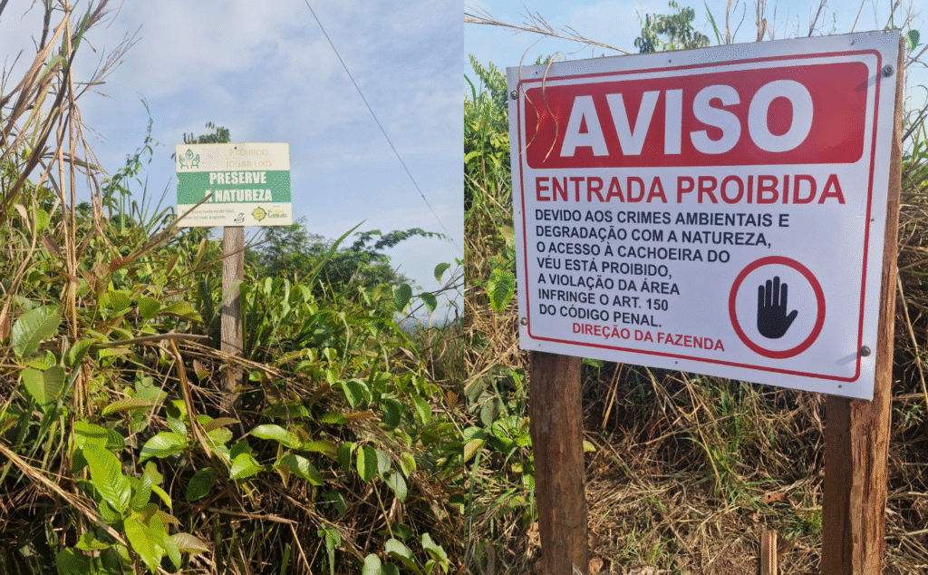Cachoeira Véu de Noiva é fechada em Serra Pelada após denúncias de degradação ambiental