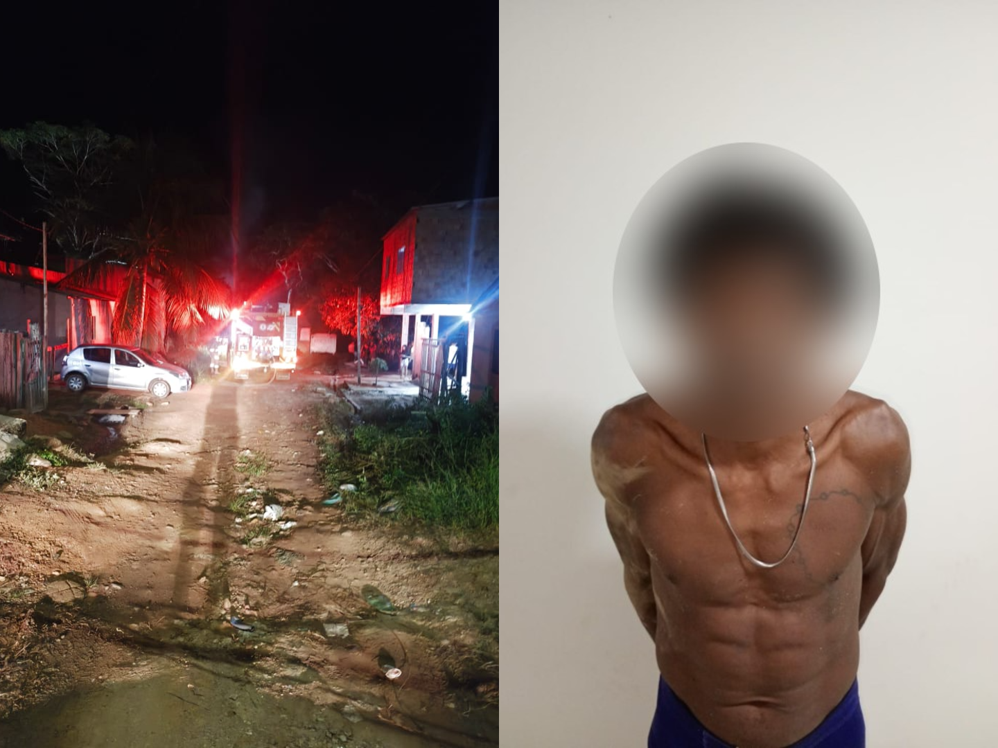 Polícia prende suspeito que ateou fogo em residência durante caso de violência doméstica em Parauapebas