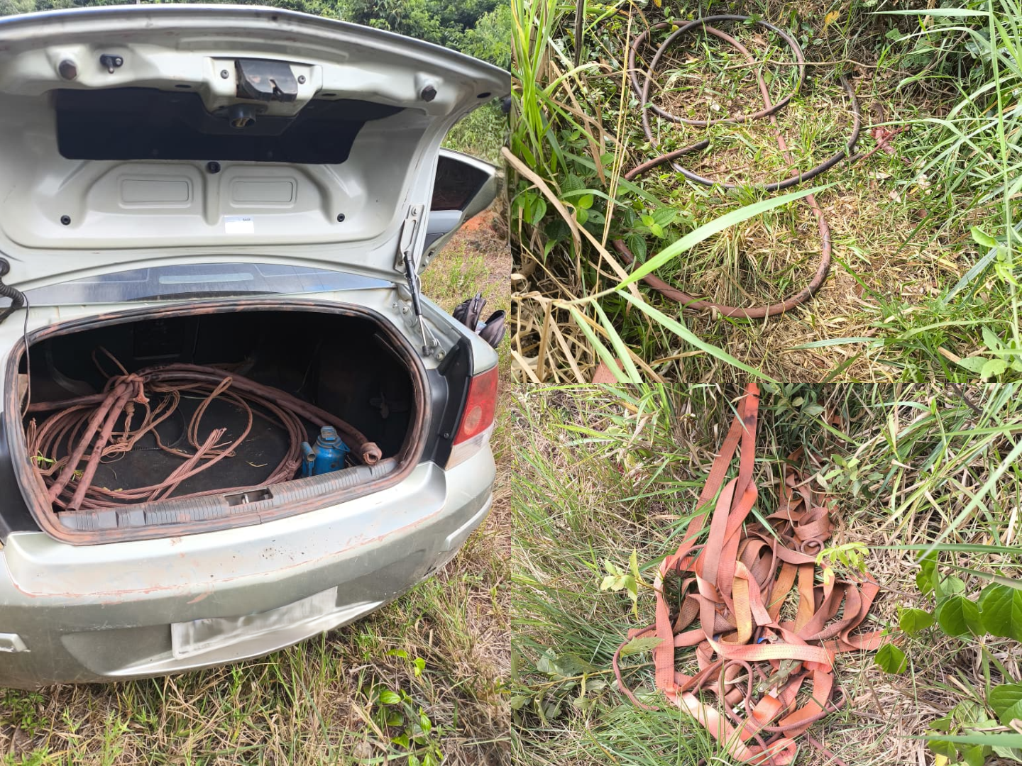 Polícia presta apoio à empresa segurança patrimonial e prende suspeito de furto na Serra dos Carajás, em Parauapebas