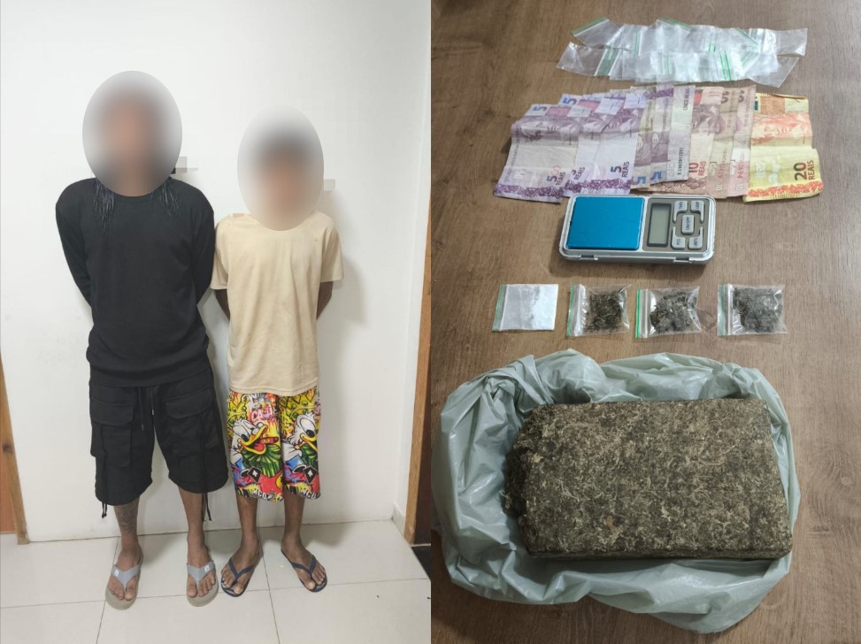 Polícia Militar de Parauapebas Detém Dois Suspeitos por Tráfico de Entorpecentes no Bairro Popular II