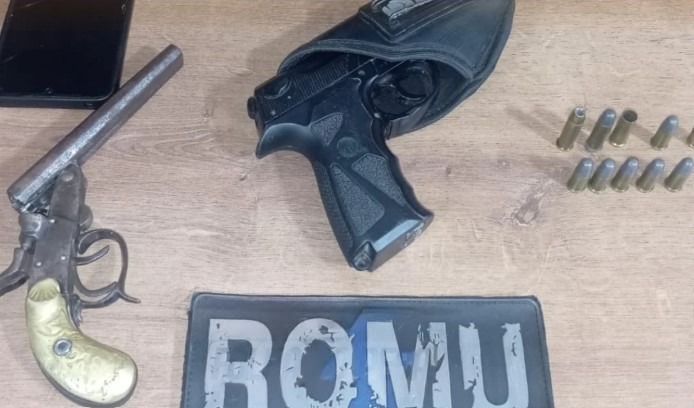 GCM prende homem por agressão e posse ilegal de armas no bairro Amazônia, em Parauapebas