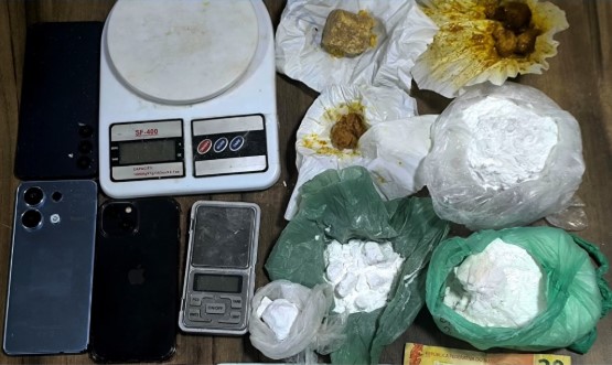 Ação do GPA resulta na apreensão de drogas e condução de quatro pessoas à delegacia em Parauapebas
