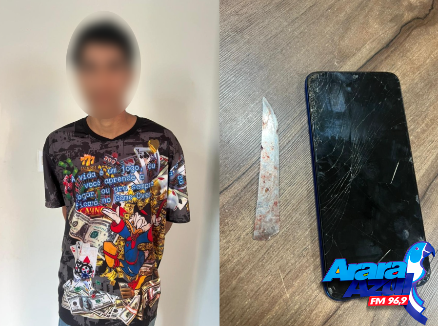 Polícia prende homem por tentativa de homicídio em bar no bairro Caetanópolis, em Parauapebas