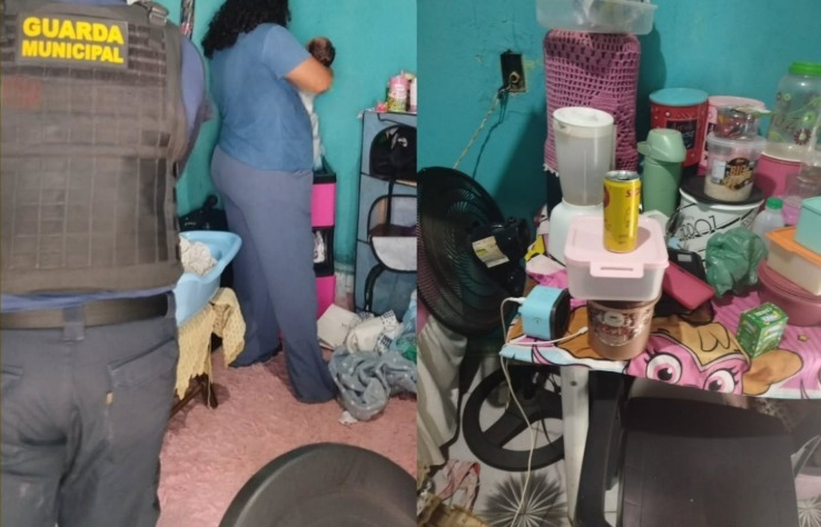 Conselho Tutelar e Guarda Municipal resgatam bebê em condições insalubres em Parauapebas