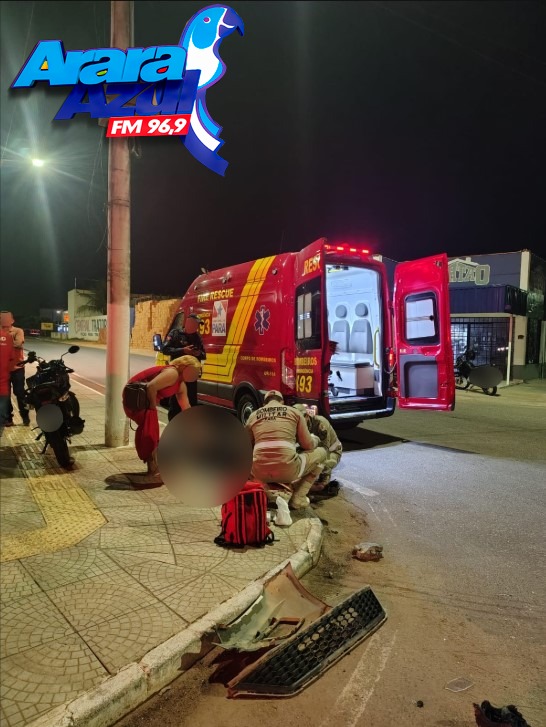 Sinistro de Trânsito Deixa Duas Pessoas Feridas na Rodovia Faruk Salmen, em Parauapebas
