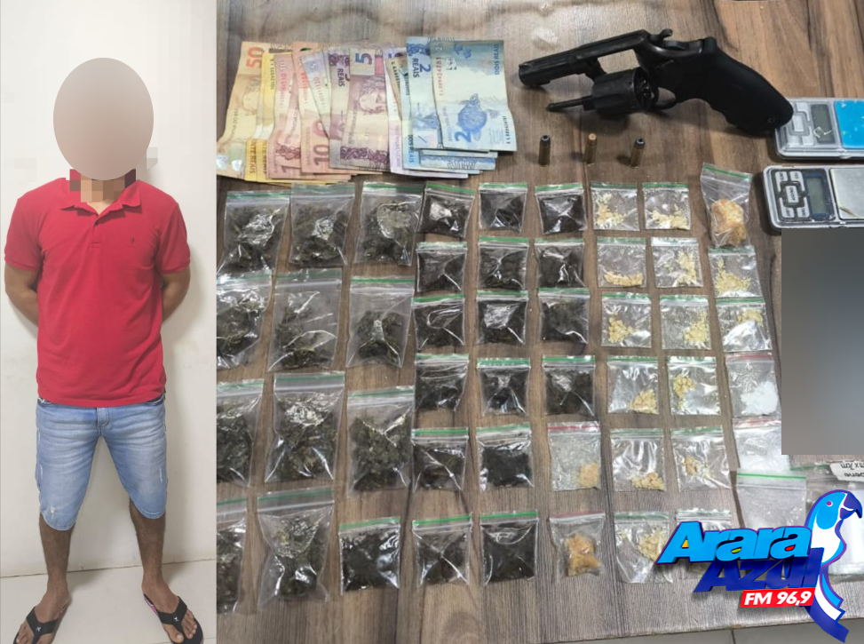 Suspeito é detido por Tráfico de Drogas e Posse Ilegal de Arma de Fogo em Parauapebas