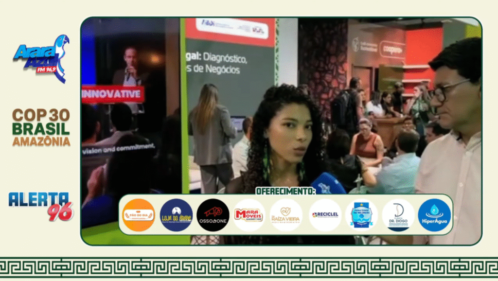 COP30: Empreendedora de Parauapebas apresenta startup sustentável e destaca protagonismo amazônico