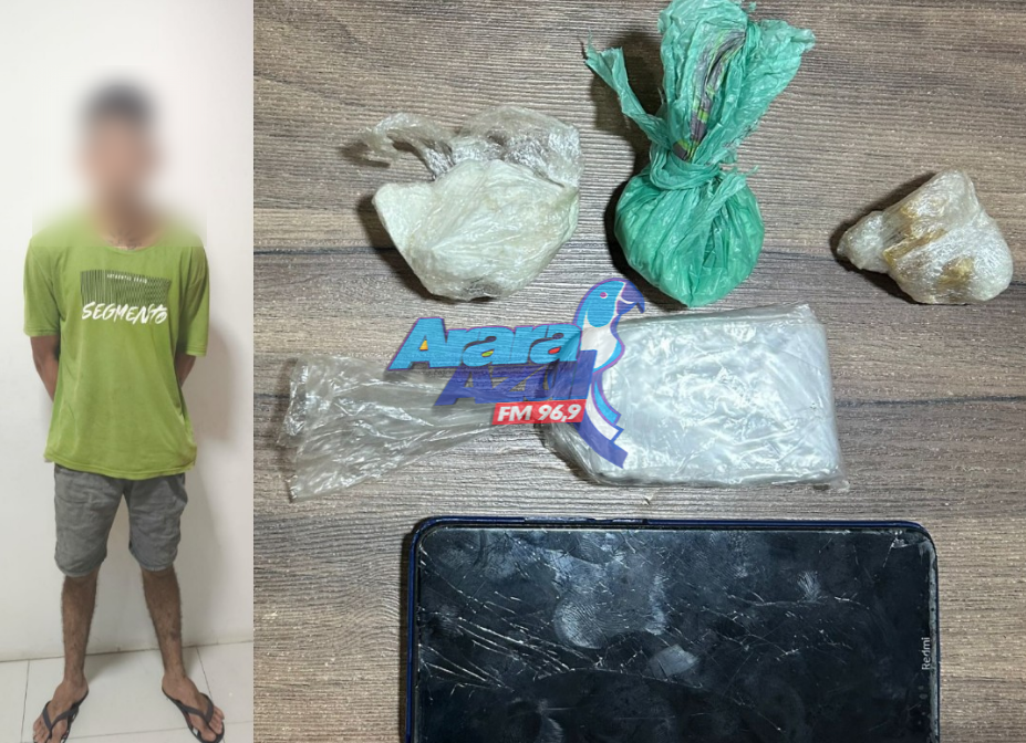 Polícia Militar apreende drogas e prende suspeito por tráfico em Parauapebas
