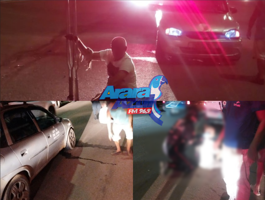 Sinistro de Trânsito entre carro e motocicleta adaptada deixa cadeirante ferido na Avenida Faruk Salmen, em Parauapebas