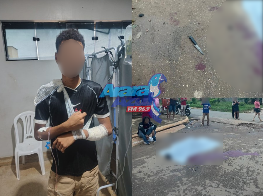 Polícia detém suspeito após ele matar homem com facada durante festa no bairro Jardim Panorama, em Curionópolis